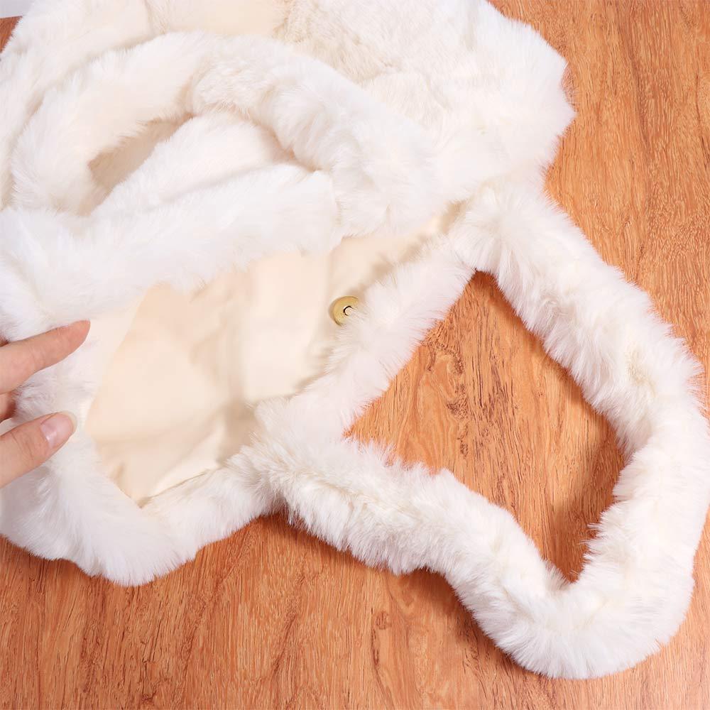 Large Capacity Plush Tote Bag Korean Style Shoulder Handbag Casual Faux Fur Tote Bag  Lady