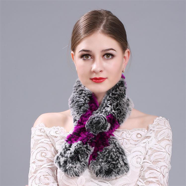 New One Flower Woven Scarf Korean Edition Women s Thick Warm and Versatile Winter Scarf 85cm
