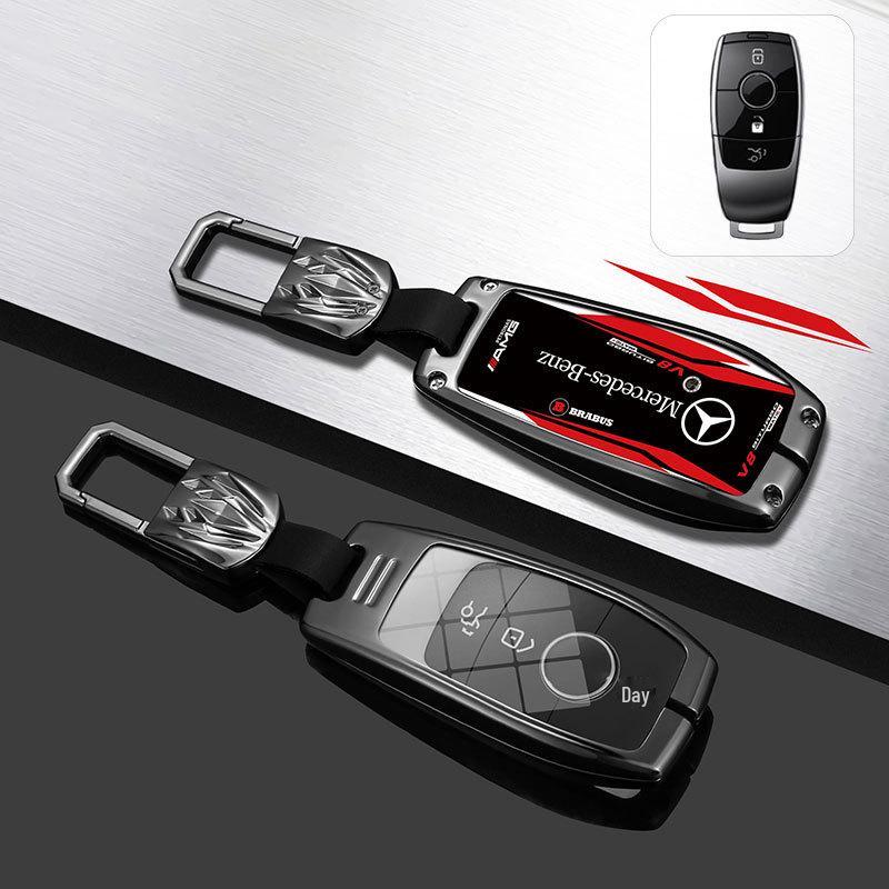 Compatible Mercedes Key Case for E300L, C260L, A200L, GLC, GLA200, GLE35