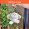 Plush Cartoon Adorable Rabbit Keychain Charming Backpack Pendant For Creative Accessories