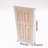 Vintage Barn Style Classical Door Bathroom For 1/12 Scale Dollhouses Bathroom DIY Scene Model Decoration