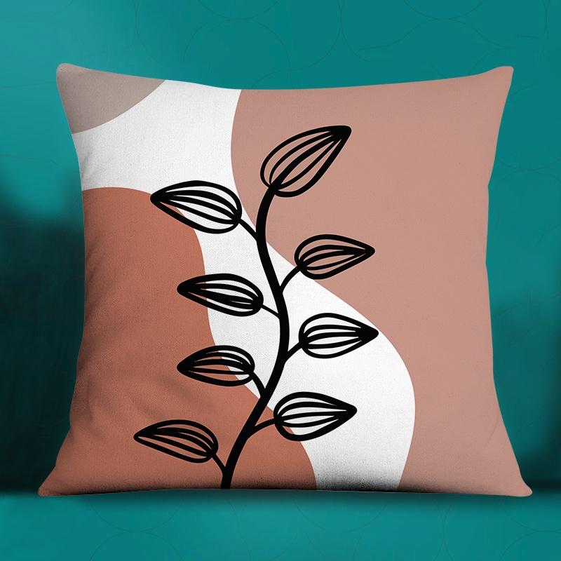Fashion Classic Square Decorative Pillowcase Geometric Pattern Living Room Sofa Cushion Pillow Home Decor