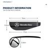 2PCS/set Car Rearview Mirror Rain Eyebrow Visor Small Round Mirror For Mercedes Benz B/C/E/S Class A Class C200L GLC GLE CLA BW0