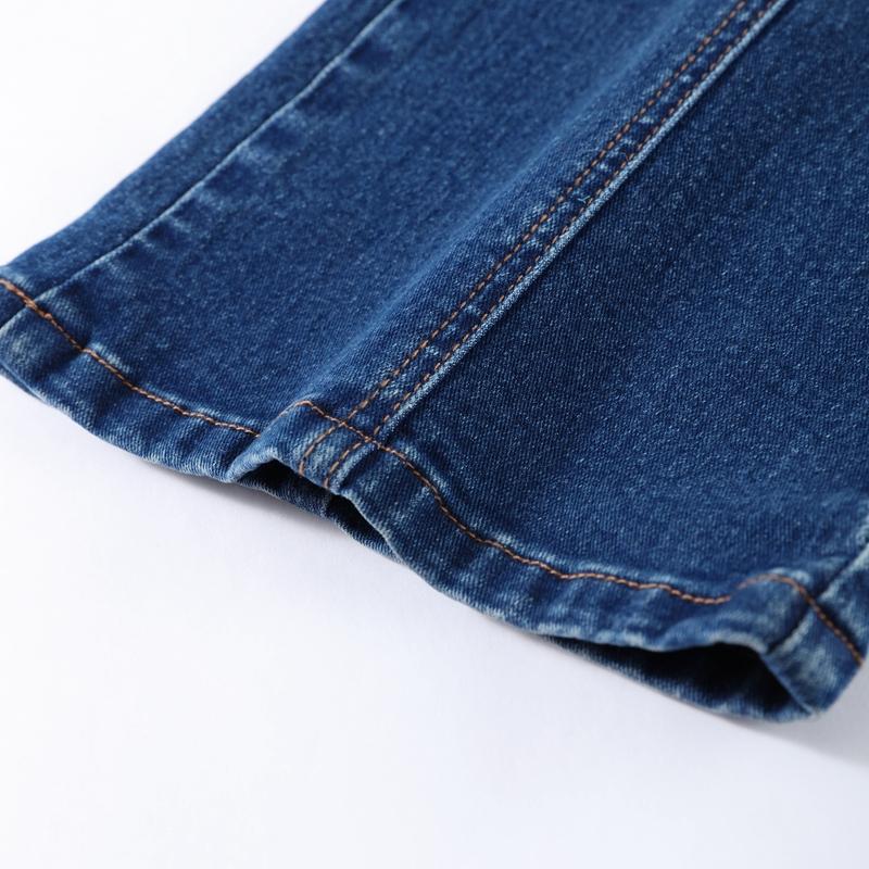Ensembles décontractés en denim pour femmes, vestes slim à revers et manches bouffantes, pantalons droits taille haute, mode printemps 2025, ensemble 2 pièces pour femme