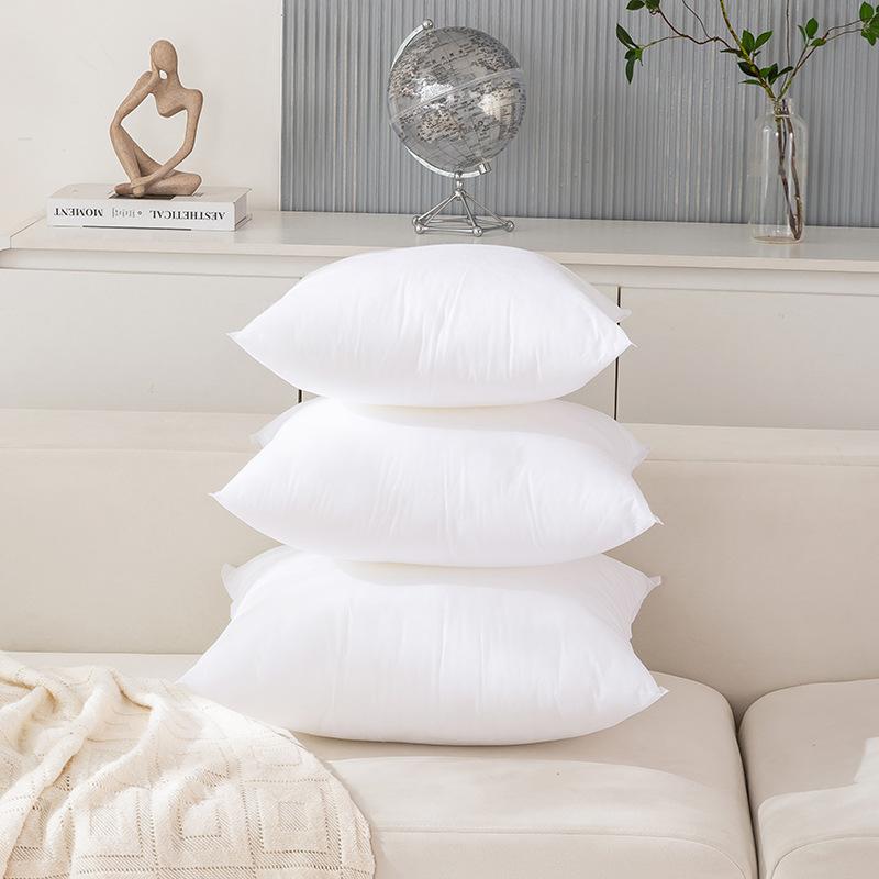 Pernă Pătrată Pufoasă Albă Umplutură Plump pentru Pernă, pentru Canapă, Pat, Terasă, Camping și Călătorii pentru Familie Accente Decorative pentru Casă