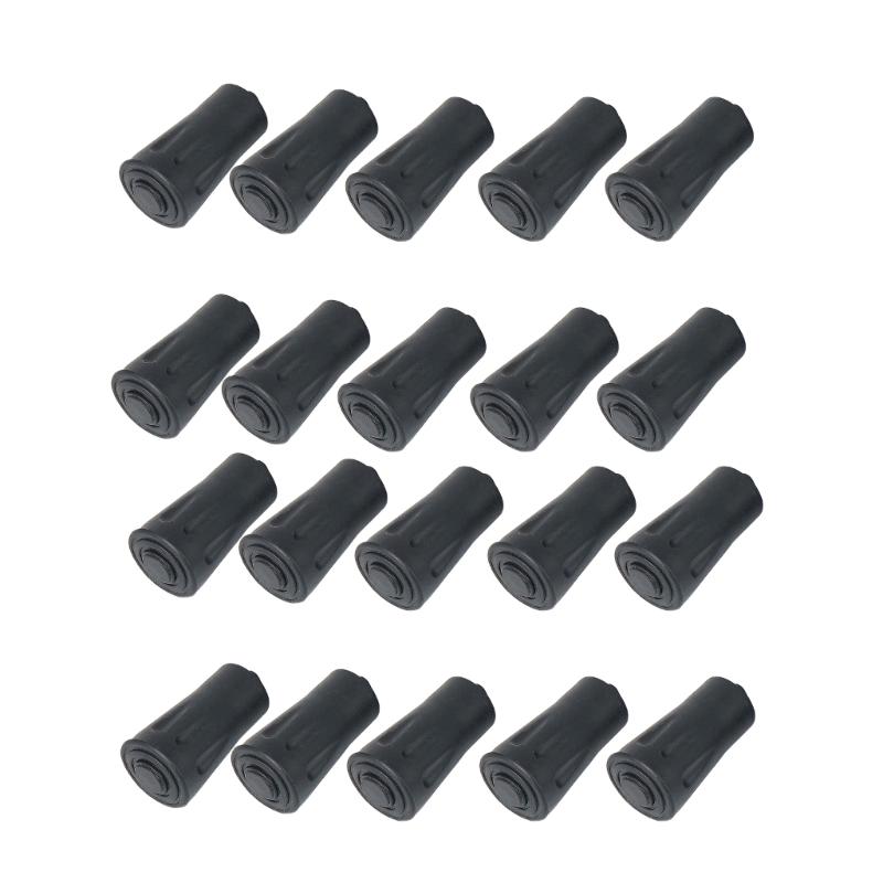 Trekkingstockspitze zur Verbesserung des Griffs Wanderstockzubehör Gummitextur für verbesserte Balance auf rutschigen Wegen