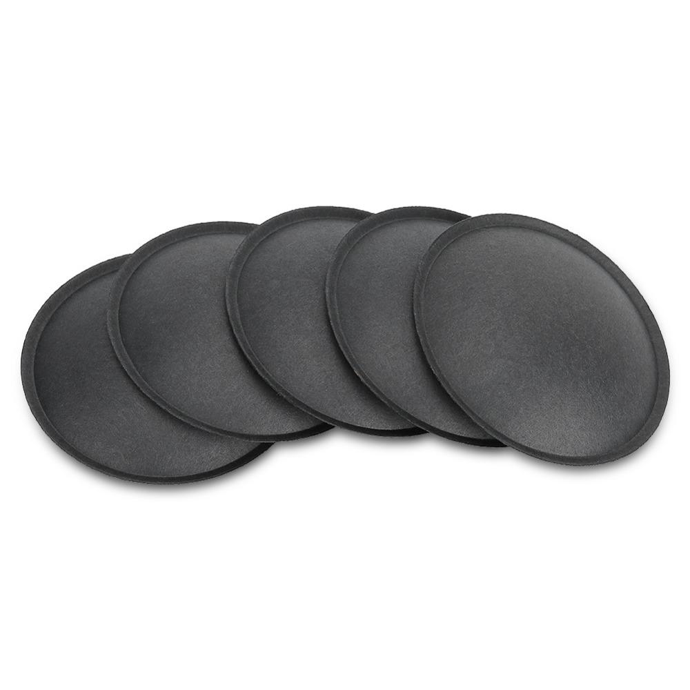 5PCS Various Sizes Optional Subwoofer Dust Cap Black Paper Horn Protective Bass Horn Protective Audio Equipment