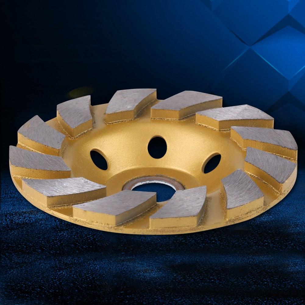 10cm Diamond Segment Grinding Wheel Disc 6 Holes For Marble Concrete Stone