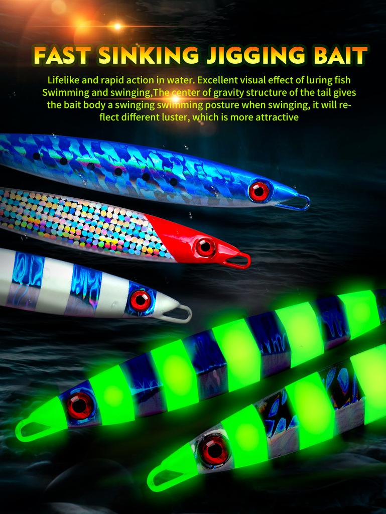 Lure Iron Plate Sea Fishing Boat Catches Deep-sea Bionic Fish Luya Bait 70g90g Luya False Bait Fast Drop Large Iron Plate Lead Fish