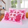 Retro Pattern Linen Pillowcases Soft Pillow Towel Retro Pillow Covers  Home Use