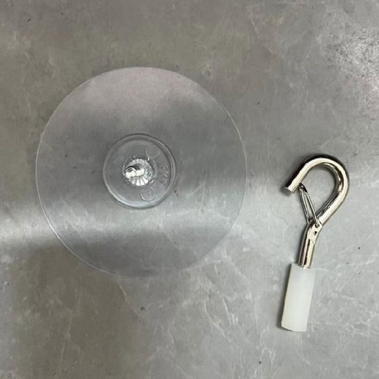 Pack Of 4 Transparent Hooks Adhesive Mounting For Bird Feeders Outdoor Decoration Removable Ceiling Hooks Plant Hanger