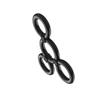 Quadruple Lock Semen Cock Rings Penis Massage Masturbation Rings Sex Toys For Men Testicle Ball Stretcher Cock Cage Delay Time