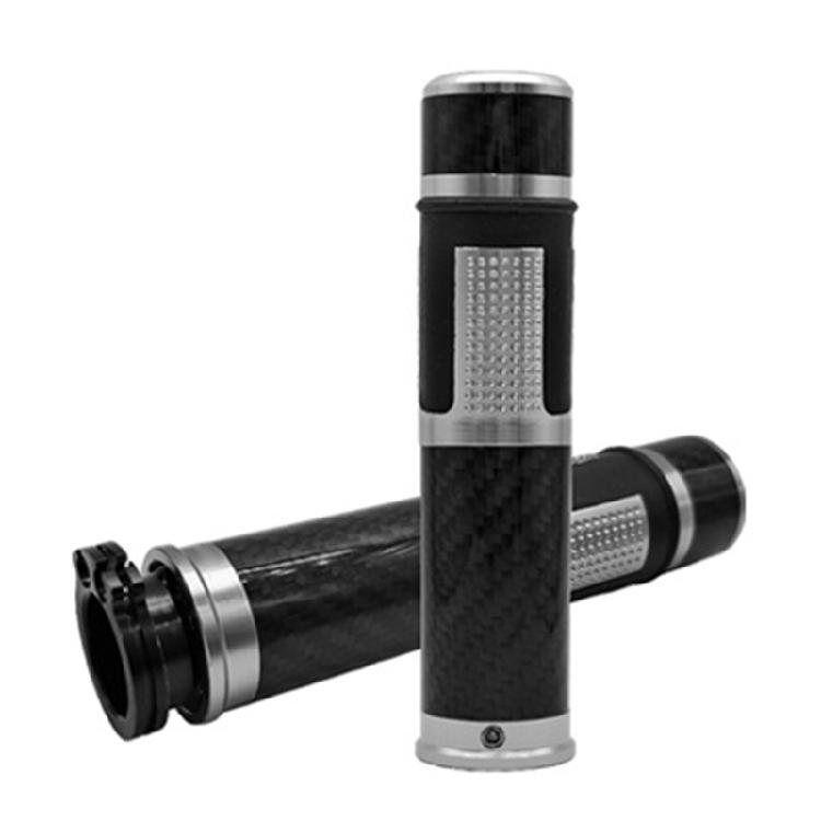 Stylish Carbon Fiber Design Motorcycle Grips Strong Strength Handlebar Providing Superior Grip Quick Install for Bikes