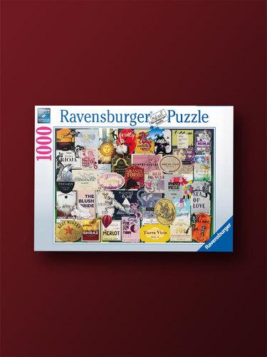 Винтажная винная этикетка 1000 деталей Ravensburger Пазл