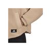 Adidas Embroidered Sherpa Fleece Stand Collar Jacket Women Outerwear Apricot H24177