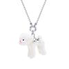 Heart Teddy Dog Pendant Long Necklace: Childlike & Versatile Spring/Summer Design for Women