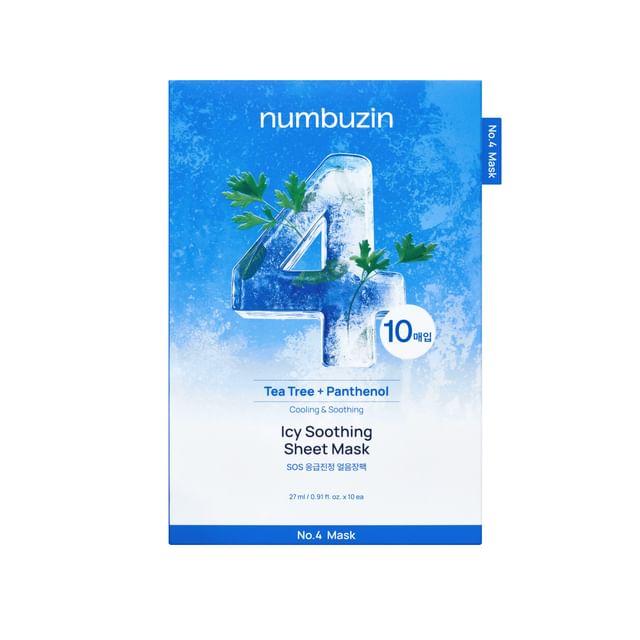 numbuzin - No.4 SOS Icy Soothing Sheet Mask Set 10 sheets 27ml x 10 sheets