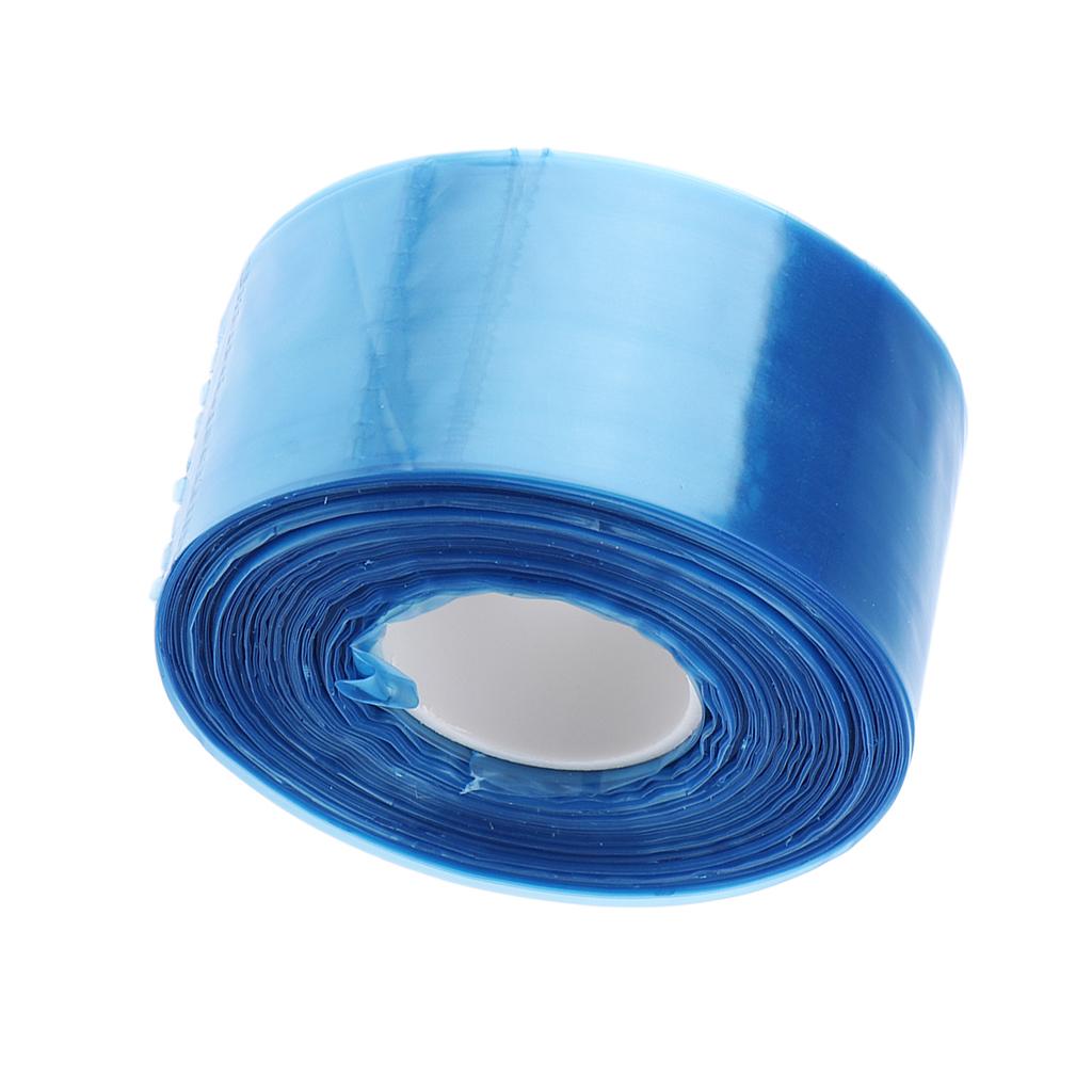 200pcs Disposable Salon Hair Dyeing Blue Protector Covers for Glasses Leg