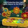 Baby Piano Toys Kids Rotating Music Keyboard Light Sound, Musical Toy for Toddlers,Early Educational Music Toy Gift