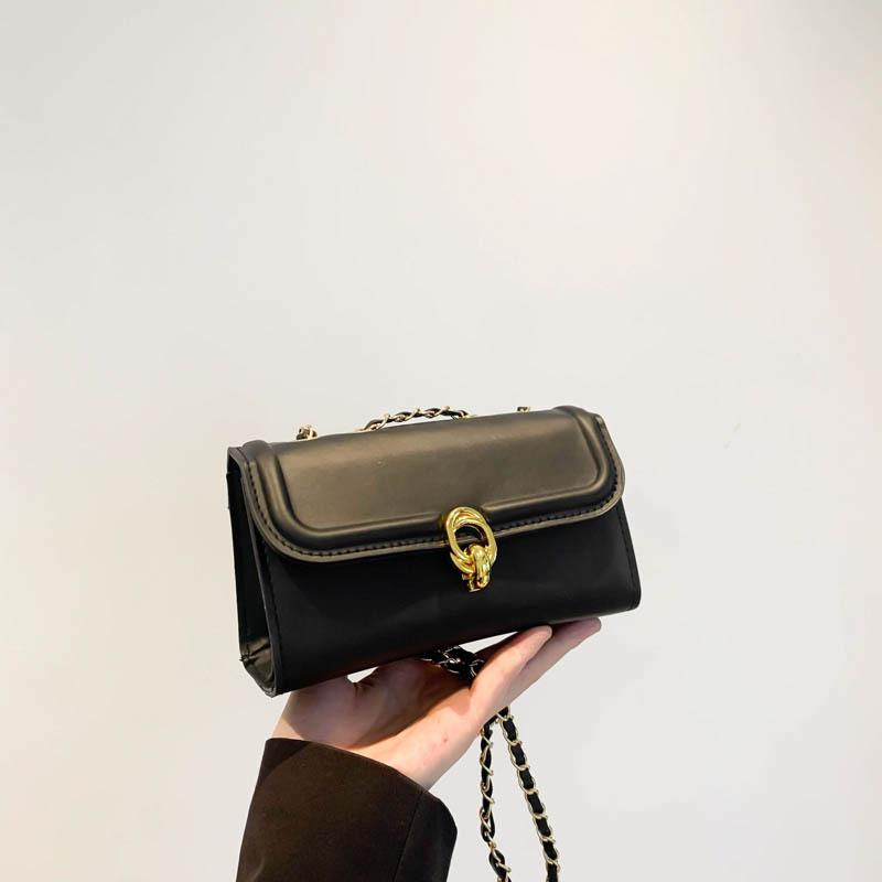 

Niche bag women s new women s trend shoulder small square bag beautiful fashion messenger bag чёрный