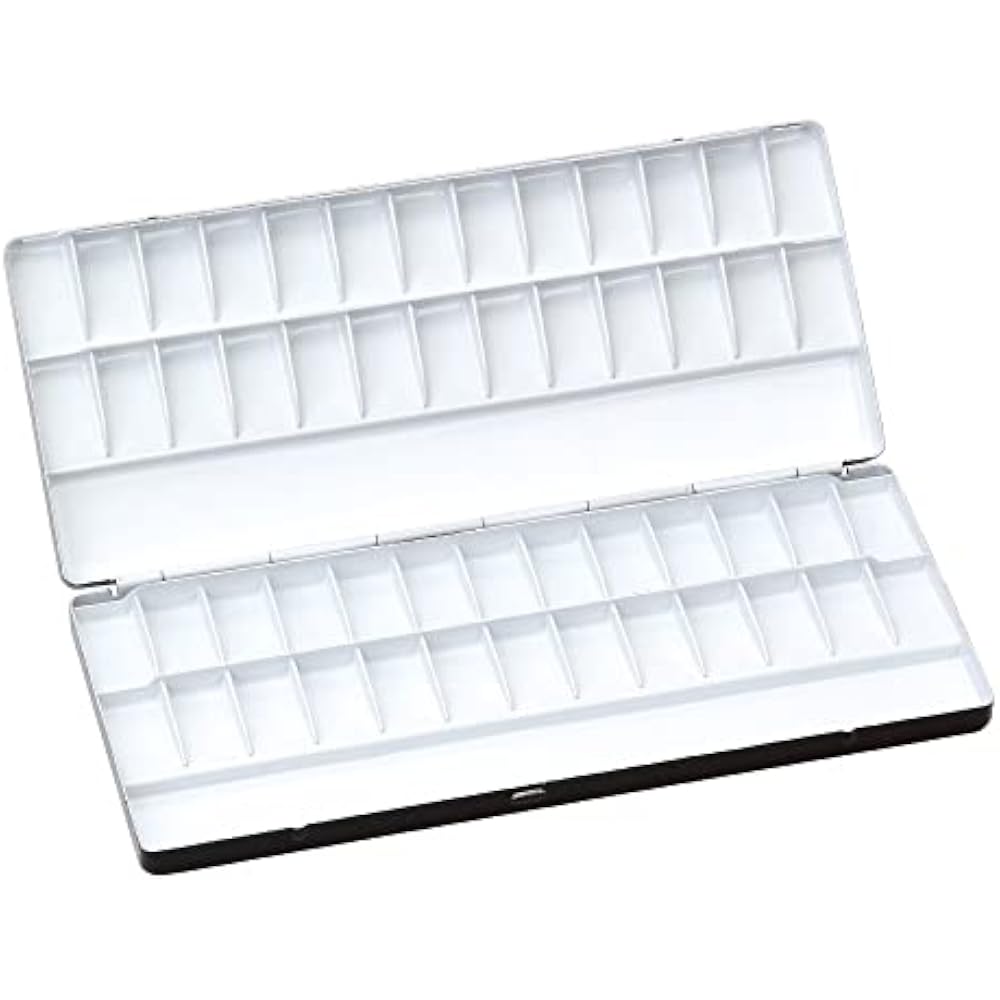 Holbein Aluminum Watercolor Palette No.70 52 compartments 210148