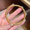 18k Ancient Method Auspicious Cloud Bracelet Fashion Light Luxury High-end Bracelet Niche Daily Versatile Jewelry Women