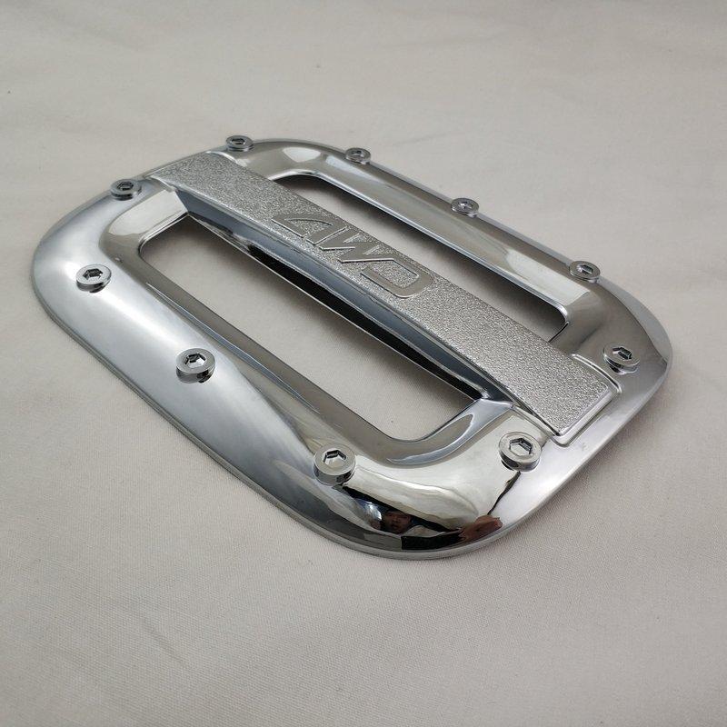 New Car Chrome Accessories Plated Fuel Tank Cover Trim Paste Style For Toyota Rav4 Rav 4 2006 2007 2008 2009