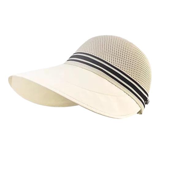 Women Baseball Hat Adjustable Fit Hollow Breathable Wide Brim Summer Hat with Large Brim Cycling Sunshade Fisherman Cap