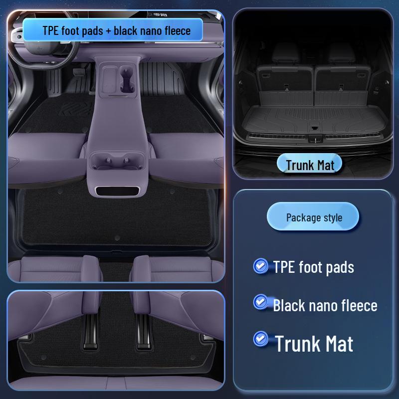 Leapmotor C16 TPE2026 Floor Mats - Five/Six-Seater Car Interior Accessories