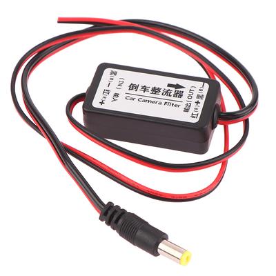 12V DC Auto Rückansicht Gleichrichter Filter Stecker Für Auto Kamera Filter