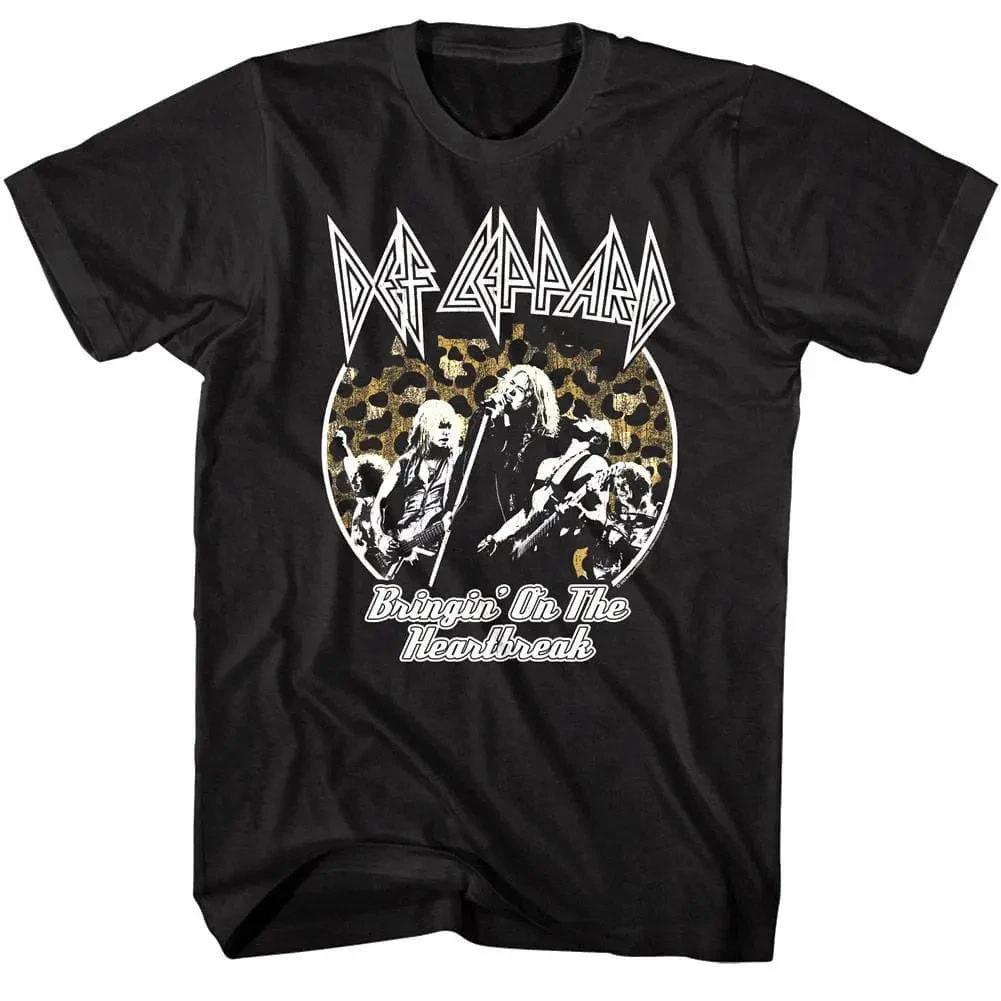 Def Leppard Bringin on the Heartbreak Live Men s T Shirt 2XL