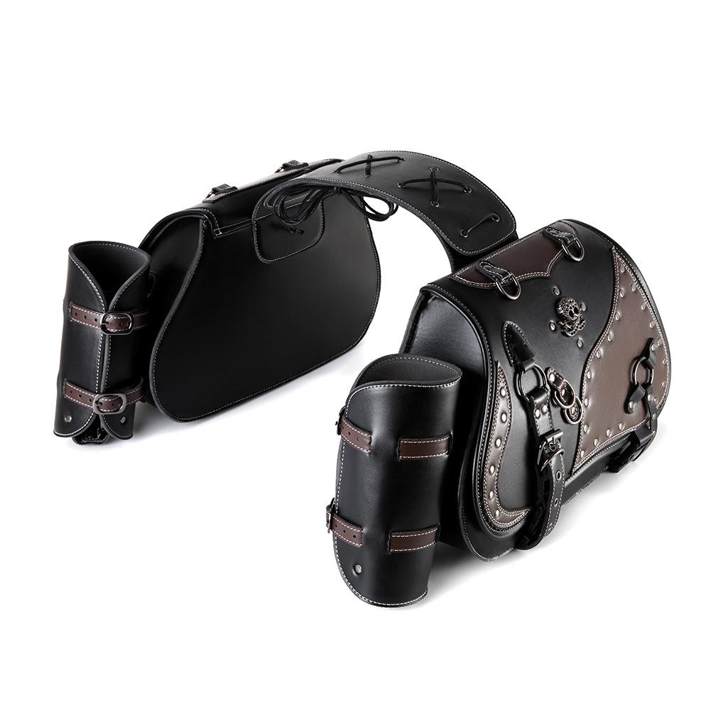 European & American Retro Harley Motorcycle Side Bags - Large Capacity Accessories & Modification Equipment