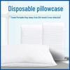 Travel Disposable Pillowcase, Non-Woven Fabric, Anti-Dirt & Breathable, Perfect for Beauty Salons, Hotels, and Guest Houses