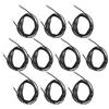 10Pcs Thermistor Sensor NTC Temp Probe 5x25mm Cylindrical Head 2 Meters Cable Length10K B3435