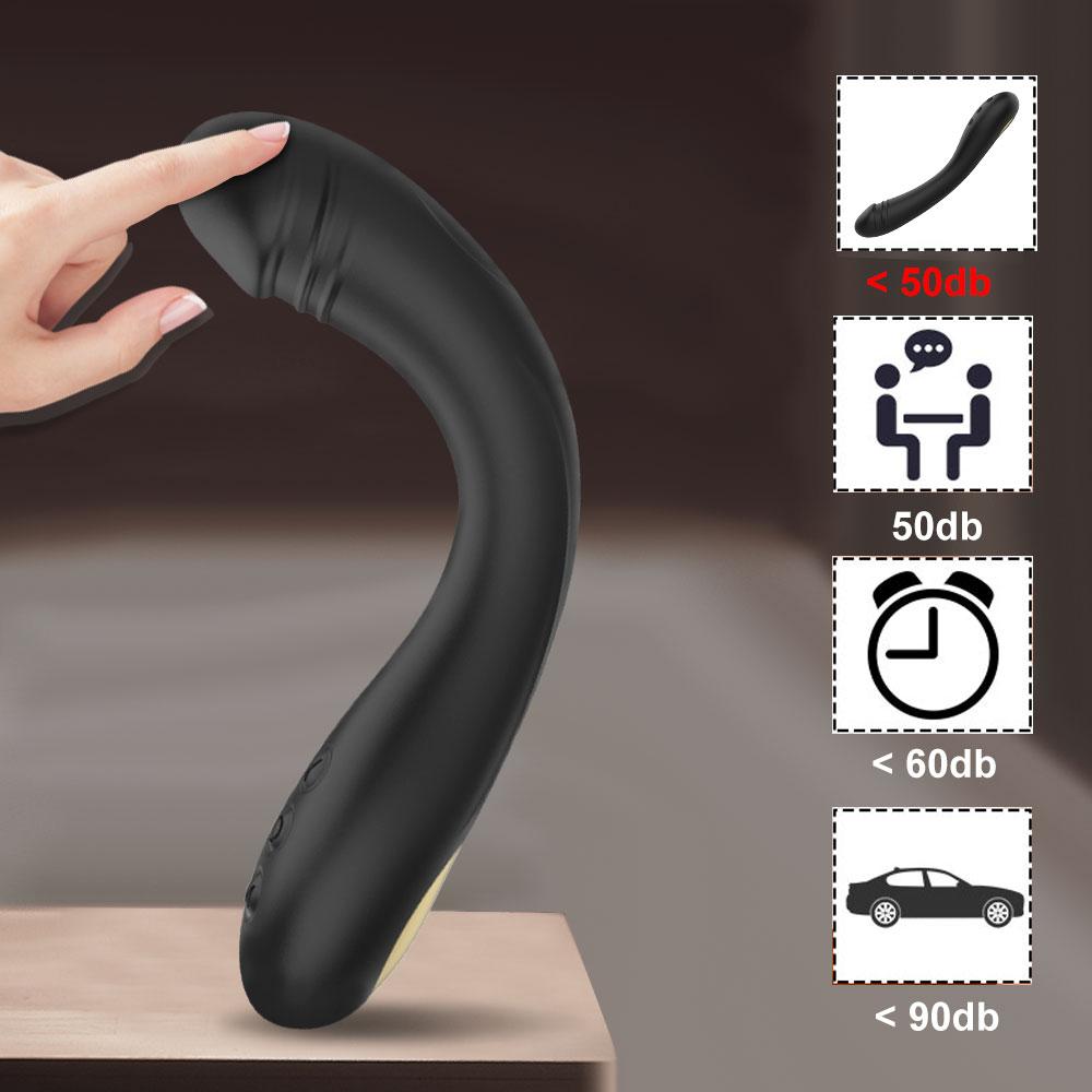 Dildo Vibrator with 10 Frequencies Vaginal Massager, G-spot Massage Stick Soft Silicone Material Magic AV Stick Adult Products for Women