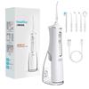 Oral Irrigator Jet Washer with 5 Nozzles, 4 Water Flow Modes, 300ML Tank, USB Rechargeable, IPX7 Waterproof
