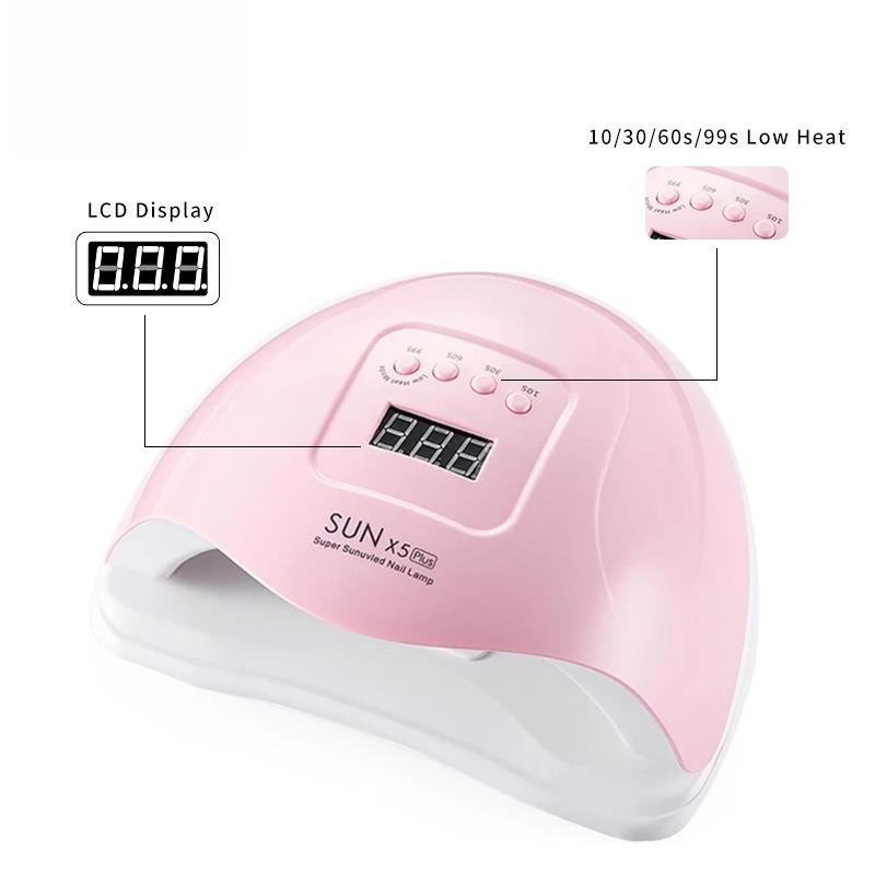 120W High Power Nail UV LED Lamp, Professional Nail Dryer Light Curing Machine for Nail Salon