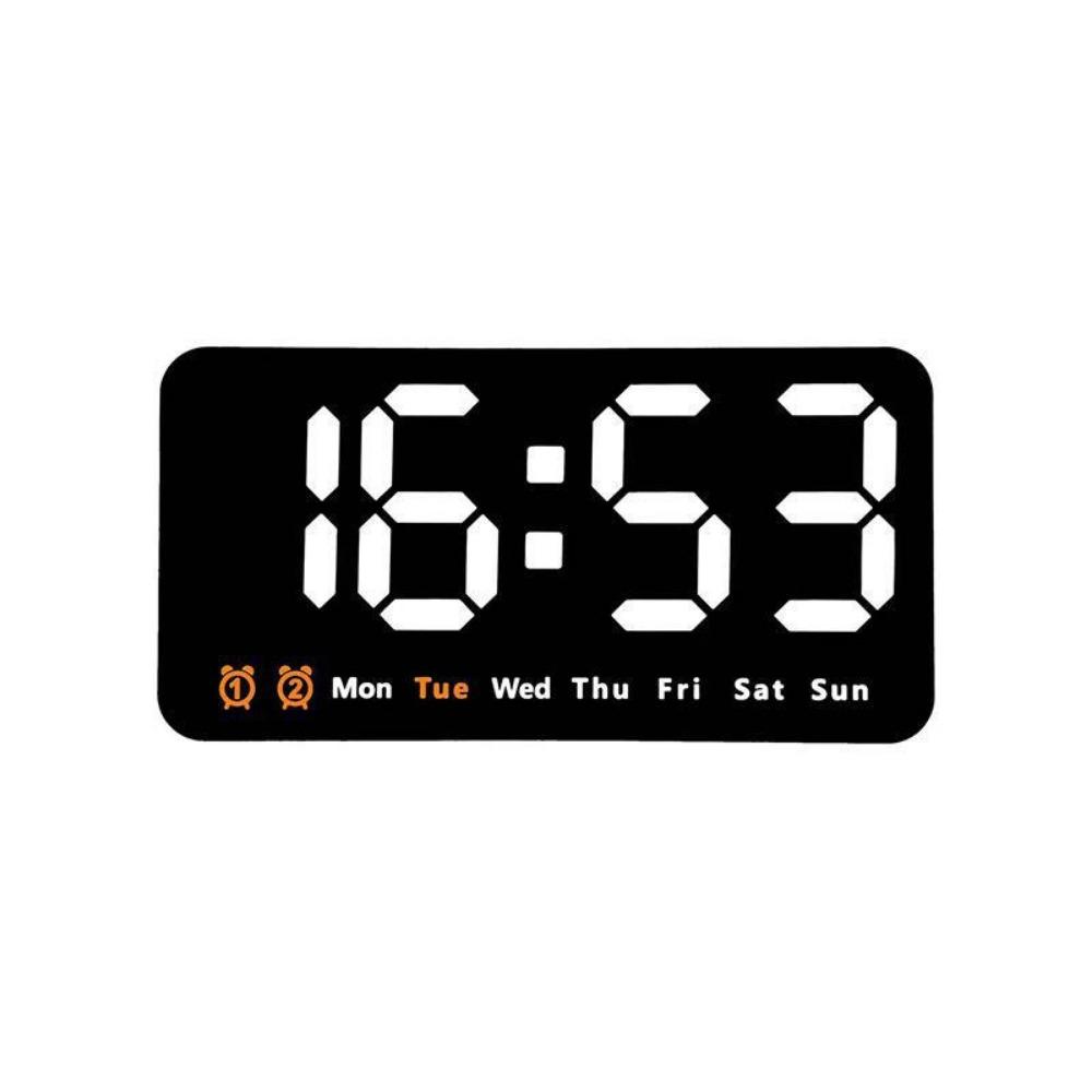 Dual Alarms LED Digital Clock 12/24H Format Table Alarm Clock Electronic Wall Clock  Desktop