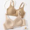Invisible Bra Women's Underwear Breathable One-piece Fixed Cup Bra Gathering Invisible Bra Push Up Bra