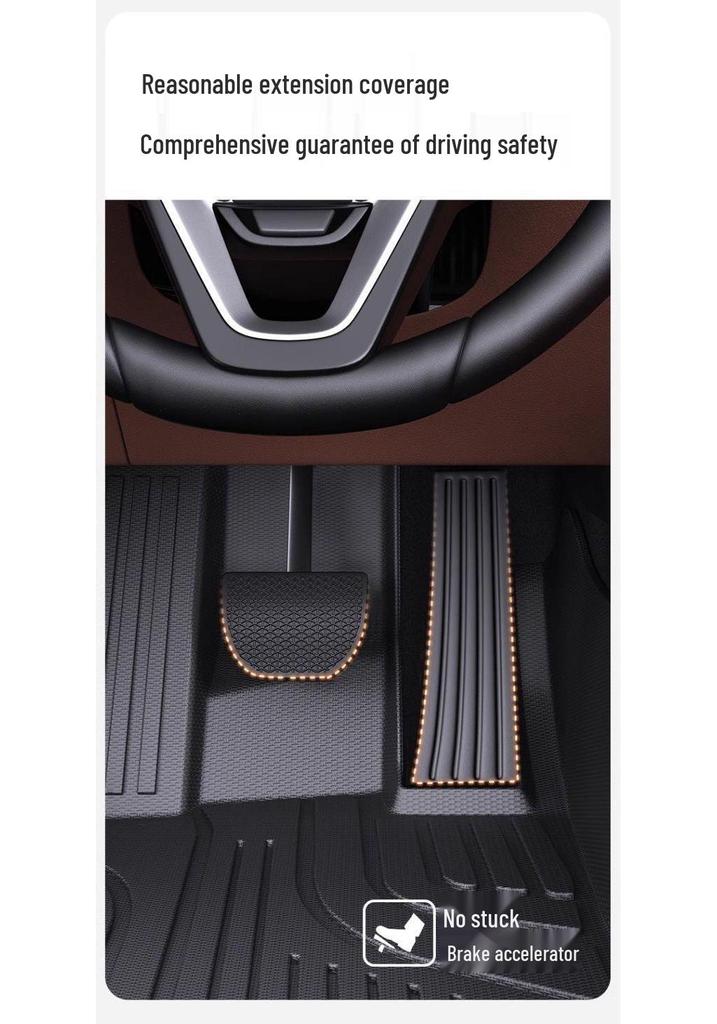 Geely Xingrui TPE Car Floor Mats: Full Surround, Waterproof, Anti-slip, Stain-proof Car Accessories