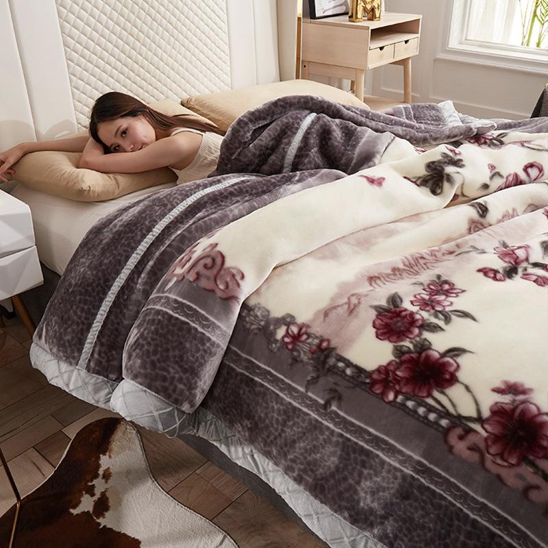 Raschel dvouvrstvá deka