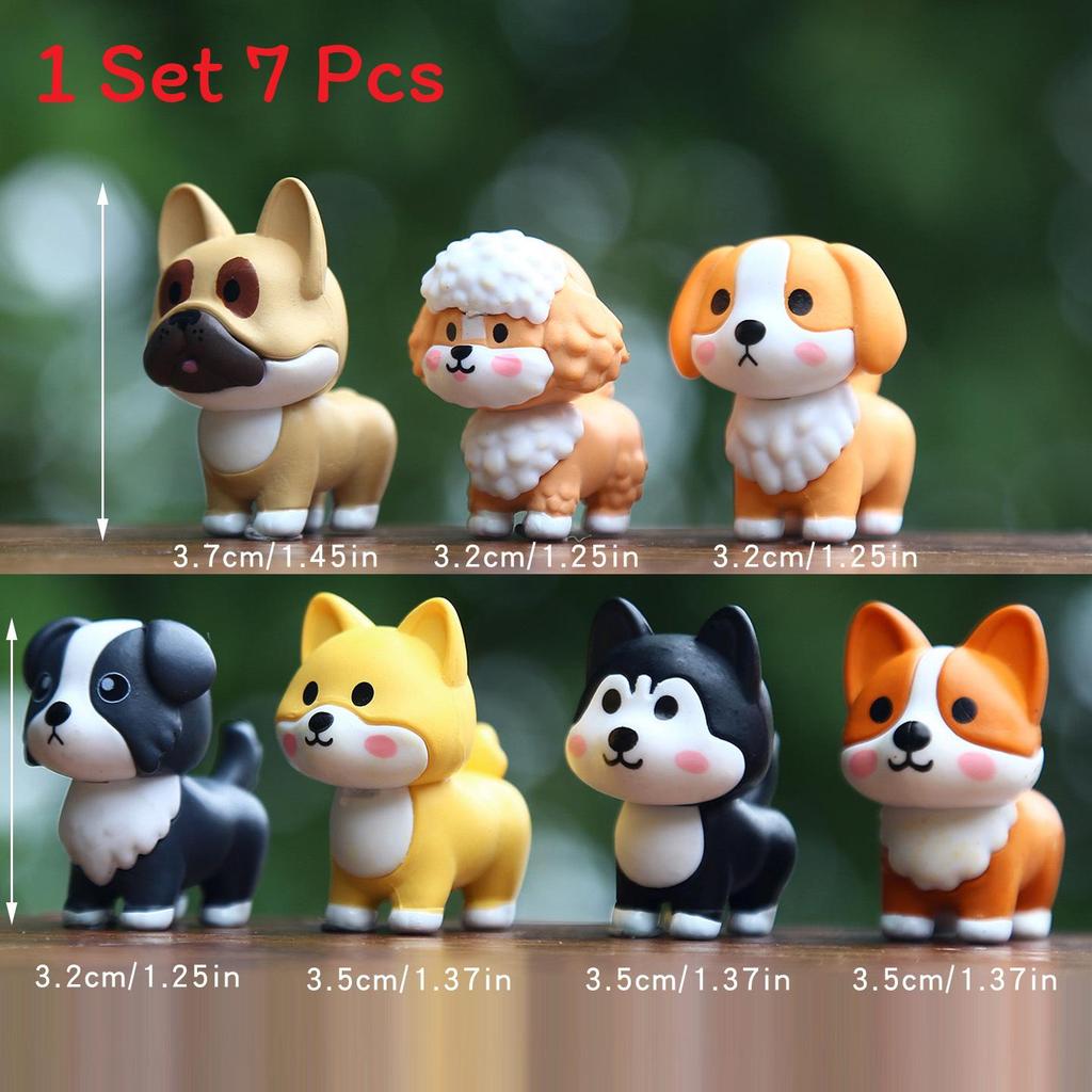 Pvc Miniature Dog Figures Collectible Blind Box Toy For Kids And Adults