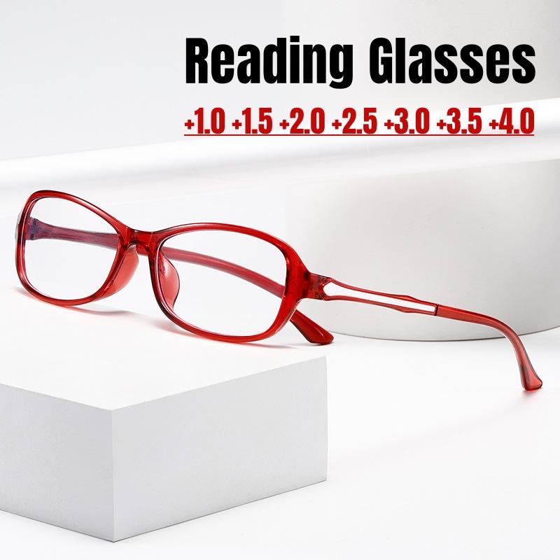 Vintage Small Frame Reading Glasses HD Lens Eye Goggles Anti-blue Light Far-sight Eyeglasses Unisex Plus Diopter Eyewear +2.5