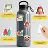 35pcs Colorful Travel Stickers Playful Nature Funny Stickers PVC Sticker For Notebook Luggage Mobile Phone Cup Guitar Laptop