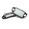 2Pcs White LED License Plate Light For Ford Mondeo MK3 2000 2001 2002 2003 2004 2005 2006 2007 Number Plate Lamp
