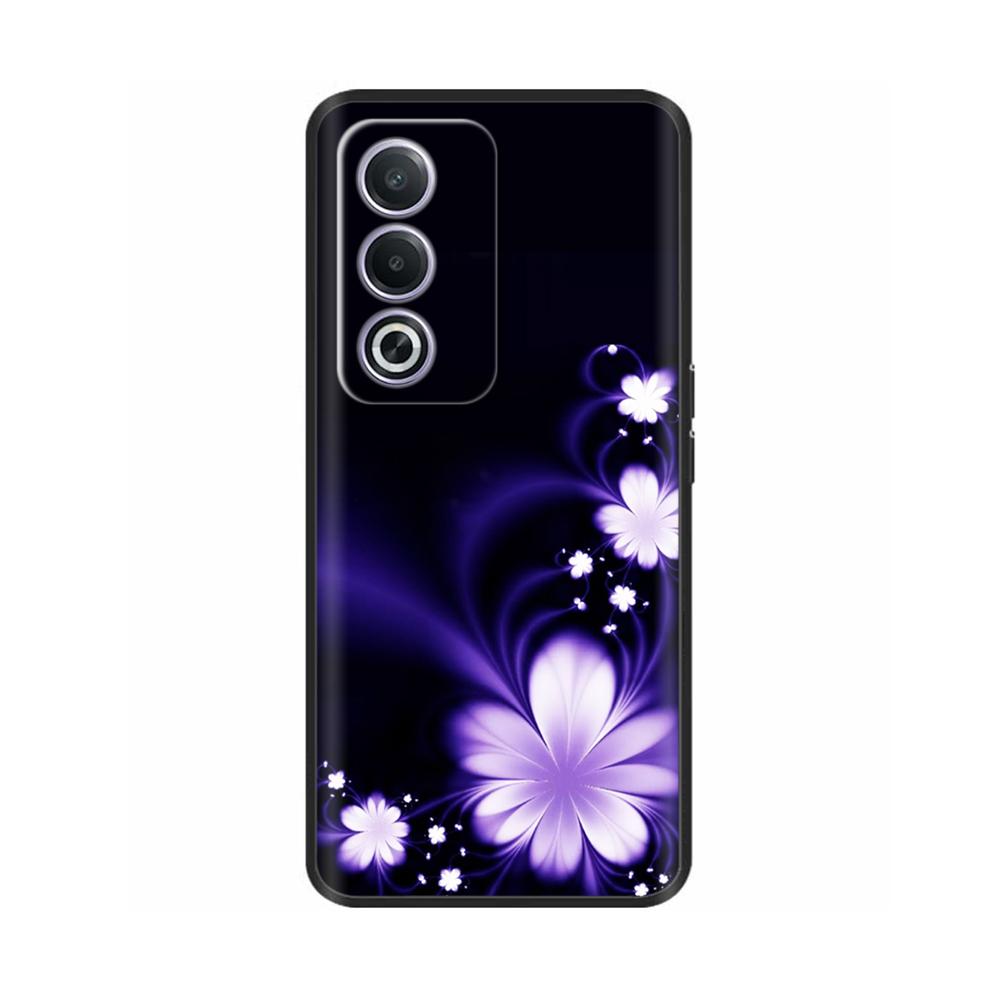Phone Case for OPPO K12X 5G 6.67" CPH2667 Protection Luxury  Soft Black Silicone Shockproof Shell Painted Back Cover Funda Coque