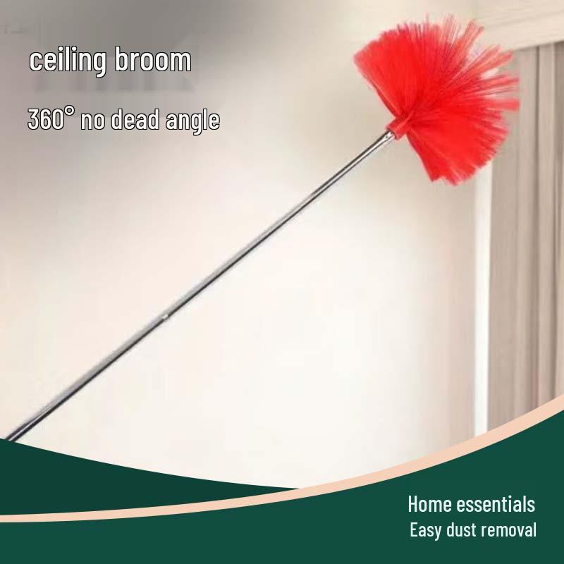 Extended Ceiling Broom - Cobweb & Dust Duster for Living Room and Dorm