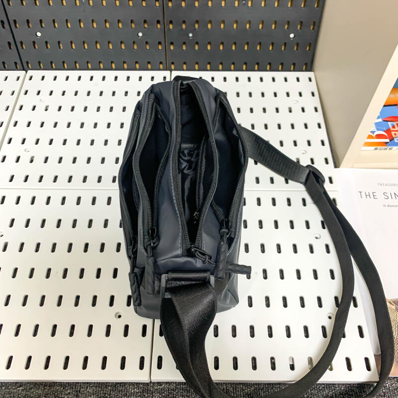 Lightweight Nylon Multi-Layer Shoulder Bag Commuter Crossbody Bag