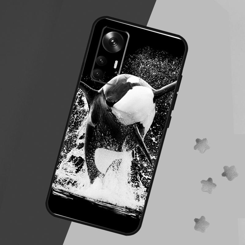Killer Whale Orca For POCO X5 X3 Pro M5 M5s F4 X4 F3 F5 Case For Xiaomi 13 13T Pro 12 Lite 12X 11T 12T 14 Pro