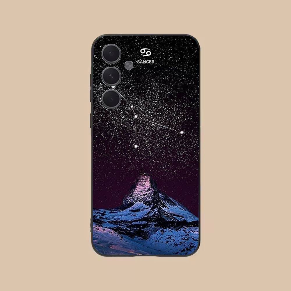 

Zodiac Sign Phone Case For Samsung S25,24,21,22,23,20,S30,Ultra,Plus,Fe,Lite,Note,5G Black Cover SamsungS26ULTRA
